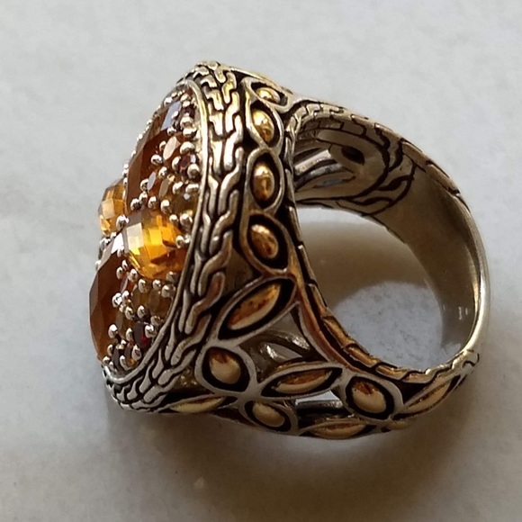 John Hardy kawung multi stone round ring size 6 - Picture 2 of 9